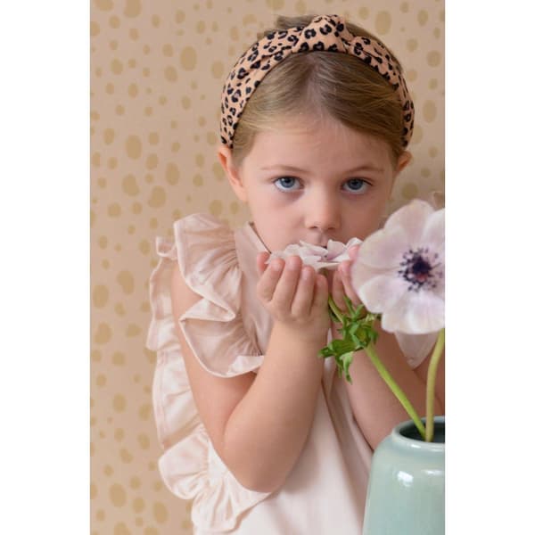 ANIMAL DOTS DUSTY PEACH Non woven / Easy up-tapet