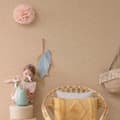 Miniatyrbild 1 av 6: ANIMAL DOTS DUSTY PEACH Non woven / Easy up-tapet