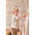 Miniatyrbild 2 av 6: LAMA VILLAGE SOFT GREY Non woven / Easy up-tapet