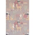 Miniatyrbild 7 av 7: LAMA VILLAGE EVENING LILAC Non woven / Easy up-tapet