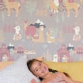 Miniatyrbild 1 av 7: LAMA VILLAGE EVENING LILAC Non woven / Easy up-tapet