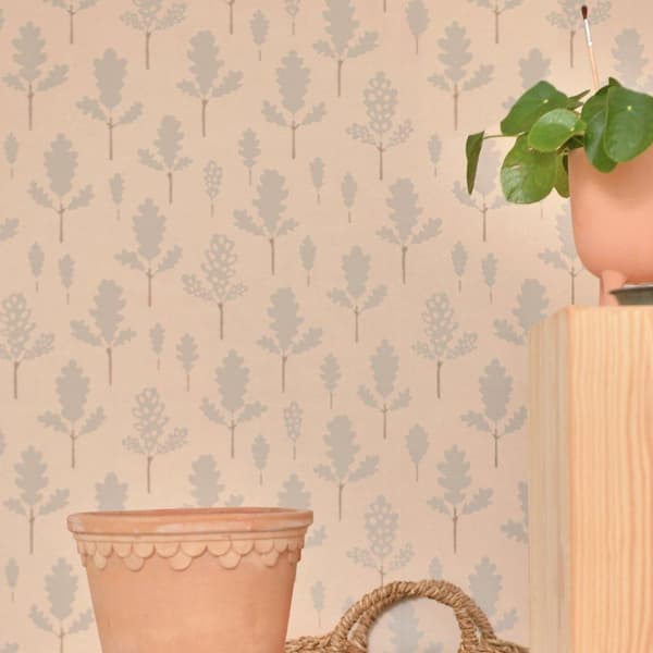 OAK NATURE BEIGE Non woven / Easy up-tapet