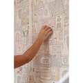Miniatyrbild 7 av 8: DOLLHOUSE WOOL WHITE Non woven / Easy up-tapet