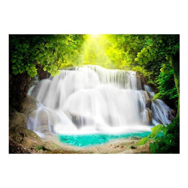 Självhäftande Fototapet - Arcadian waterfall