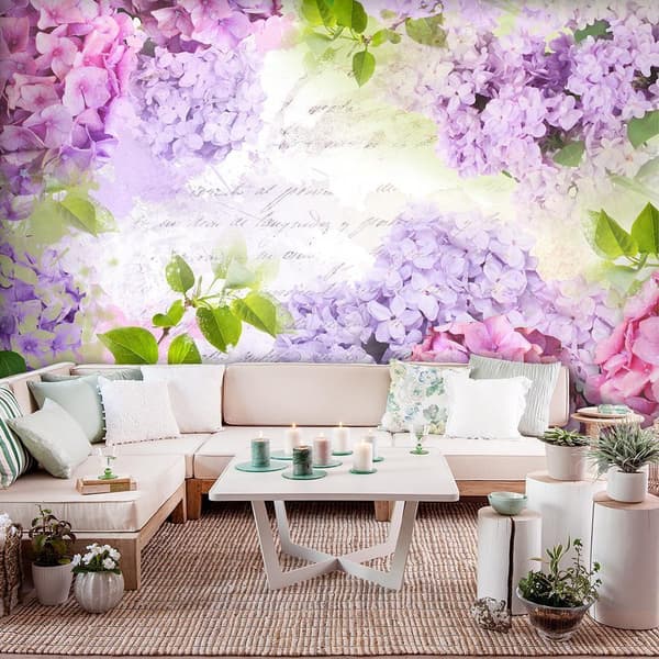 Självhäftande Fototapet - May's lilacs
