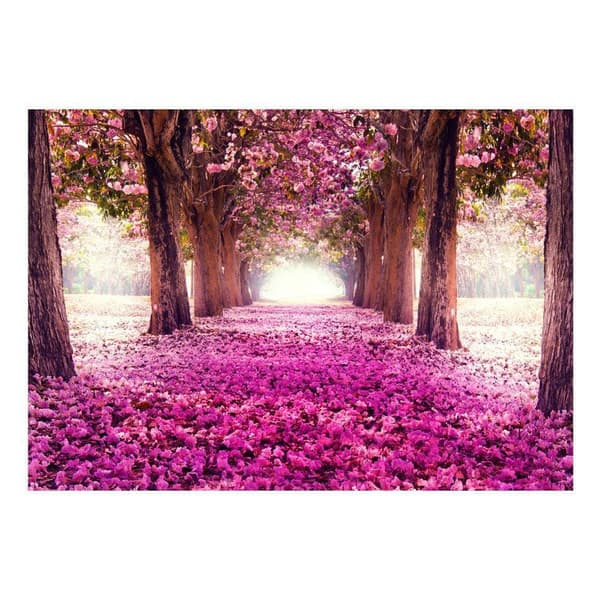 Självhäftande Fototapet - Pink path