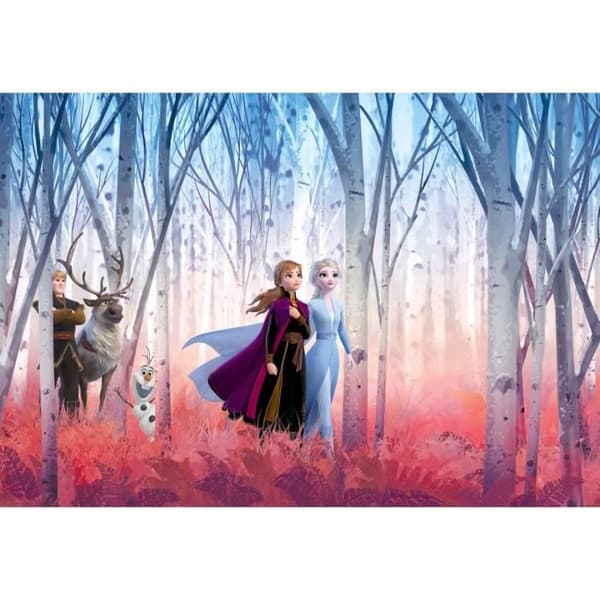 Fototapet - Disney - Frozen Friends Forever - 368x254 cm - Non-woven - Barnmotiv
