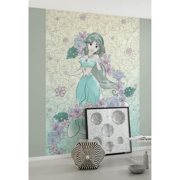 Disneys Aladdin Jasmine Pastell Non-Woven Tapet 200cm x 280cm