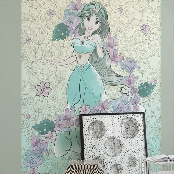 Disneys Aladdin Jasmine Pastell Non-Woven Tapet 200cm x 280cm