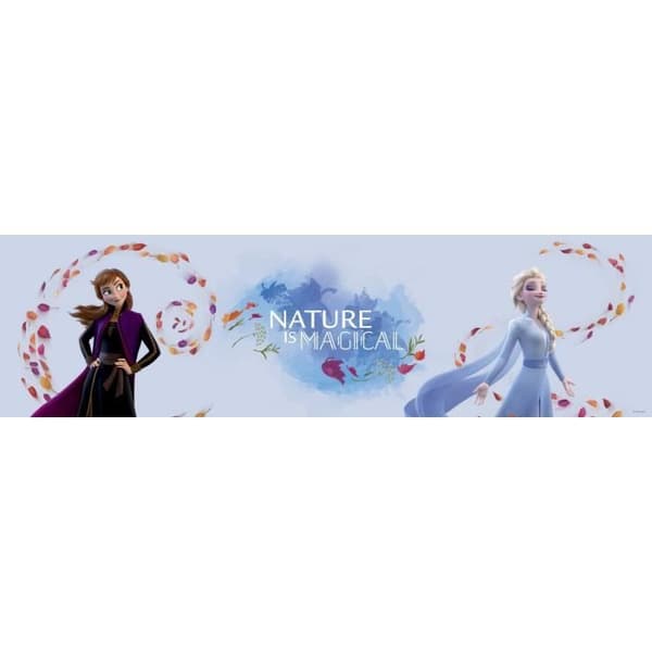 Disney självhäftande bård - Frozen 2 - Naturen är magisk - 5m x 14cm - Barnmotiv