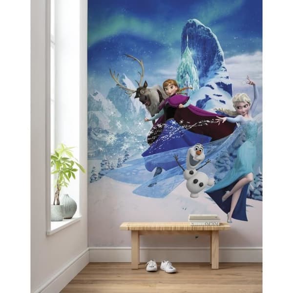 Non-Woven Tapet Frozen Disney Elsa's Magic 200 cm x 280 cm Flerfärgad
