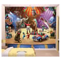 Miniatyrbild 2 av 3: Barntapet - Walltastic - Circus - H 244 x L 305 cm - Lätt att montera - Barnmotiv