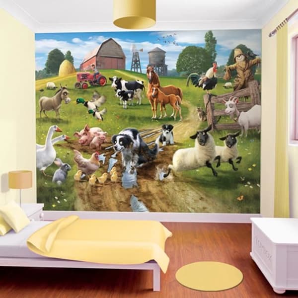 Walltastic husdjur barntapeter