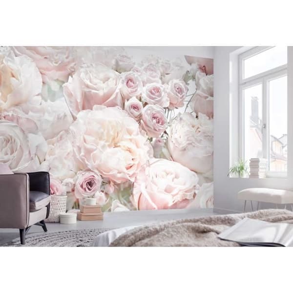 Fototapet - Tysk tillverkning - Vårrosor - 368x254 cm - Non-woven - Blommig