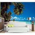 Miniatyrbild 2 av 2: Fototapet Vit sandstrand""