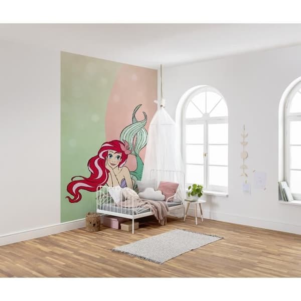 Fördjupa dig i Ariel den lilla sjöjungfruns värld från Disney! Upptäck non-woven tapeten Den lilla sjöjungfrun med Ariel. Denna modell