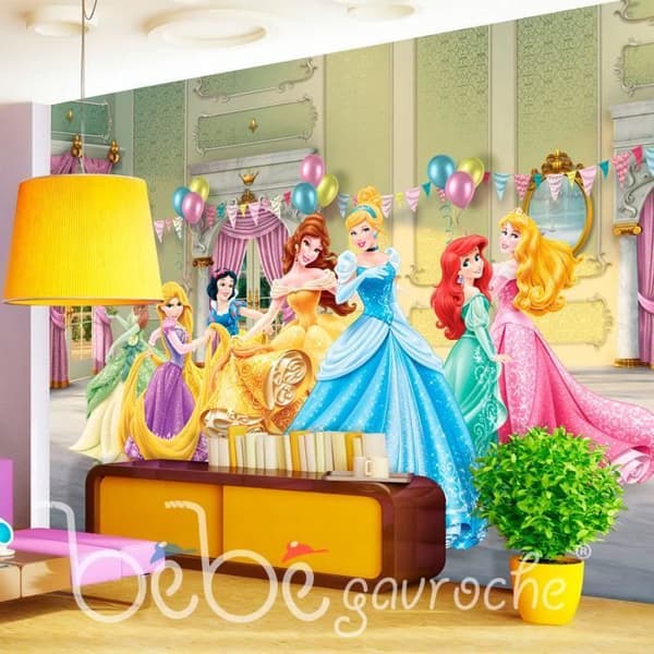 Tapet - Disney - Grattis på födelsedagen - 360 cm - H 255 cm - Barnmönster