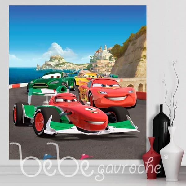 Disney Cars tapet - Tema: WGP &gt; The World Grand Prix! 100 % officiell Disney Pixar Cars kollektion: Lightning McQueen - Francesc