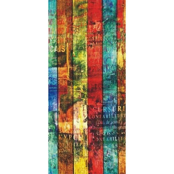 Färgad tavla, non-woven fotovägg, 90 x 202 cm, 1 del