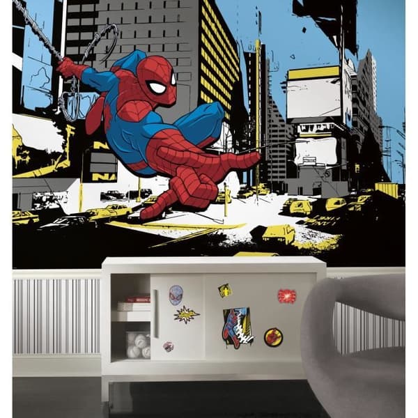 Tapeter - Spiderman - Klassisk - 320x184 cm - Montering utan lim - Non-woven
