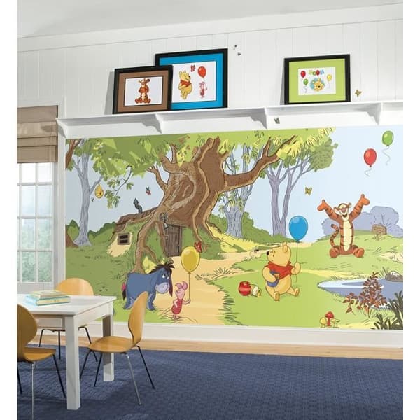 Tapeter - Disney - Nalle Puh - 320x182 cm - Limfri montering - Barnmotiv