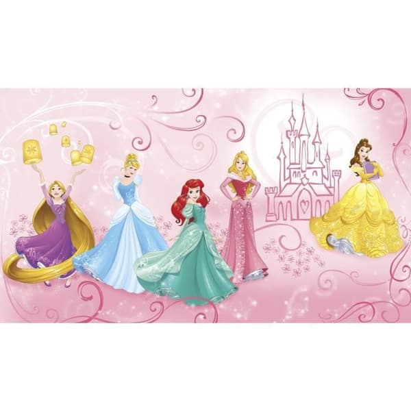 Tapeter - Disney - Förtrollad - 320x182 cm - Montering utan lim - Barnmotiv