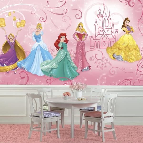 Tapeter - Disney - Förtrollad - 320x182 cm - Montering utan lim - Barnmotiv