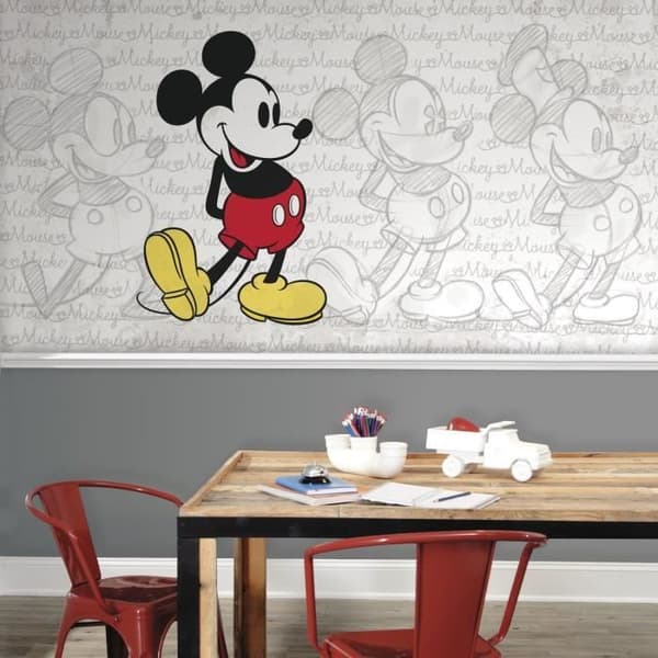 Surestrip Panoramic Wallpaper (limfri installation) Mickey Classic Disney 320X182 CM