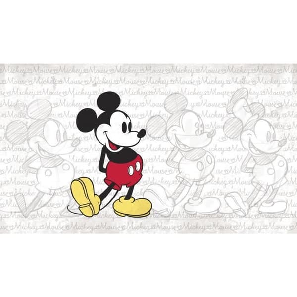 Surestrip Panoramic Wallpaper (limfri installation) Mickey Classic Disney 320X182 CM