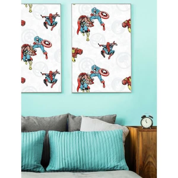Självklistrande tapet - Disney - Marvel Avengers Classic - 45,72 cm x 5,74 m - Flerfärgad - Vinyl