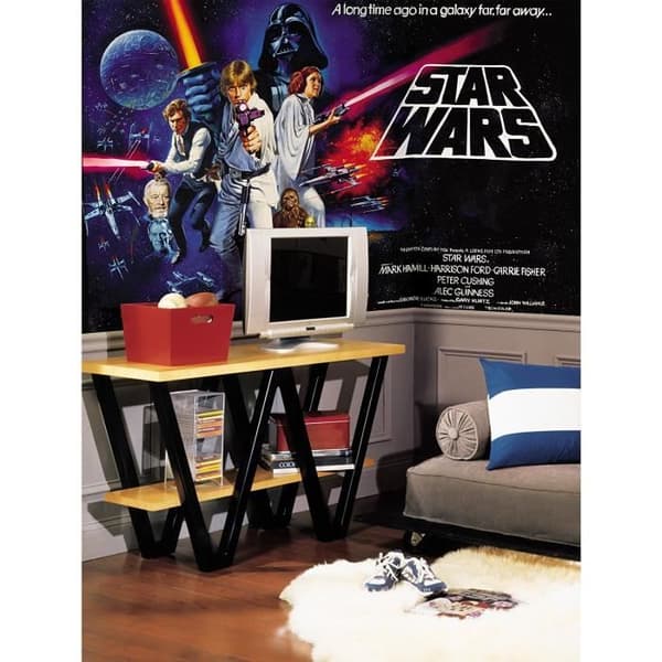 Tapeter - Star Wars - Klassisk - 320x182 cm - Montering utan lim - Barnmotiv