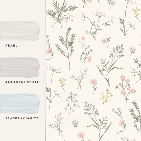 Laura Ashley - Non-woven tapet - Crosswell - Coral Pink - Pink - 10mx52cm