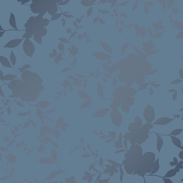 Laura Ashley - Non-woven tapet - Westbourne Midnight Blue - Blå 10mx52cm