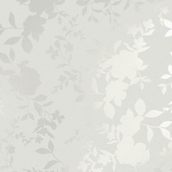 Laura Ashley - Non-woven tapet - Westbourne Silver - Sølv 10mx52cm