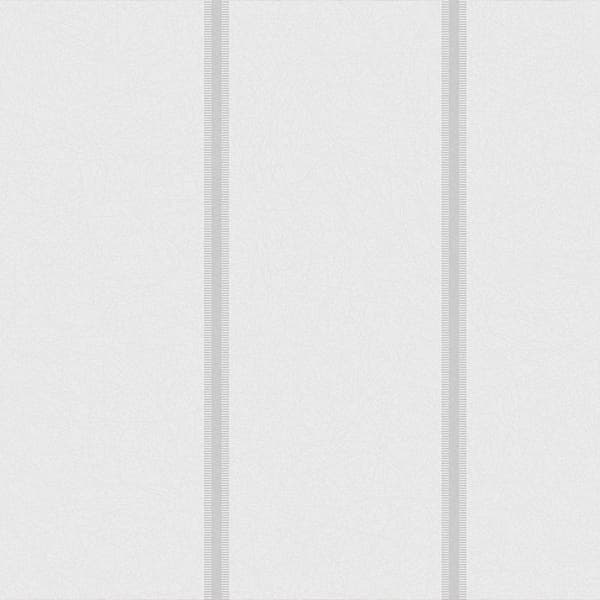 Laura Ashley - Non-woven tapet - Saltram Stripe Sugared Grey - Grå 10mx52cm