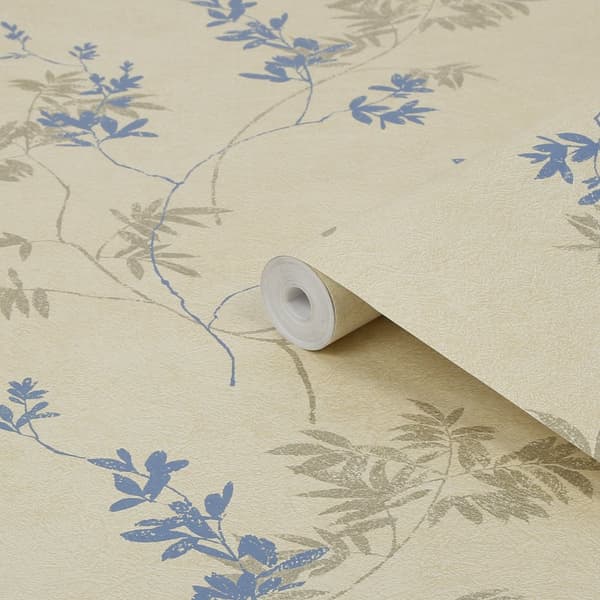 Laura Ashley - Non-woven tapet - Mari Gold - Guld 10mx52cm