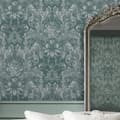 Miniatyrbild 3 av 5: Laura Ashley - Non-woven tapet - Apolline Jade Green - Grön