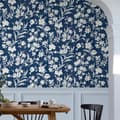 Miniatyrbild 3 av 5: Laura Ashley - Non-woven Tapet - Rye Midnight Seaspray Blå - Blå 10mx52cm