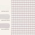 Miniatyrbild 5 av 5: Laura Ashley - Non-woven Tapet - Gingham - Blek ametist - Rosa - 10mx52cm