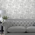 Miniatyrbillede 4 af 5: Laura Ashley - Non-woven tapet - Tregaron Silver - Sølv 10mx52cm