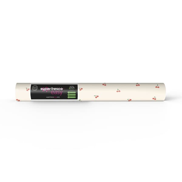 Superfresco Easy - Non-woven tapet - Körsbär - Vit - 10mx53cm