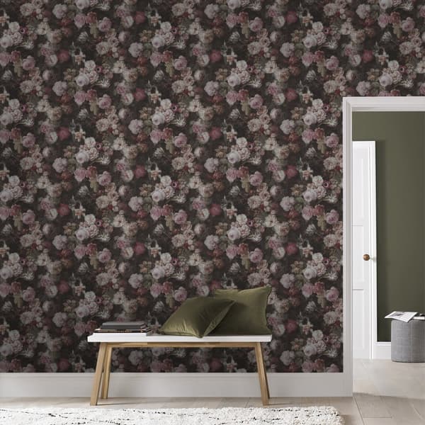 Superfresco Easy - Non-woven tapet - Vintage blom 10mx52cm