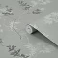 Miniatyrbild 2 av 5: Laura Ashley - Non-woven tapet - Mari - Mineral Grön - Grön 10mx52cm