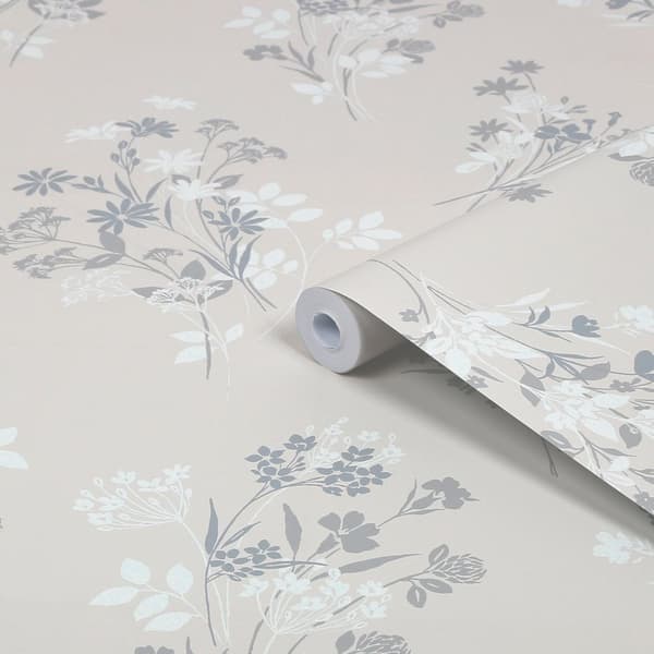 Laura Ashley - Non-woven tapet - Igerna - Naturlig - Beige 10mx52cm