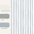 Miniatyrbillede 5 af 5: Laura Ashley - Non-woven tapet - Painterly Stripe - Blå - Blå 10mx52cm