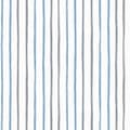 Miniatyrbillede 1 af 5: Laura Ashley - Non-woven tapet - Painterly Stripe - Blå - Blå 10mx52cm