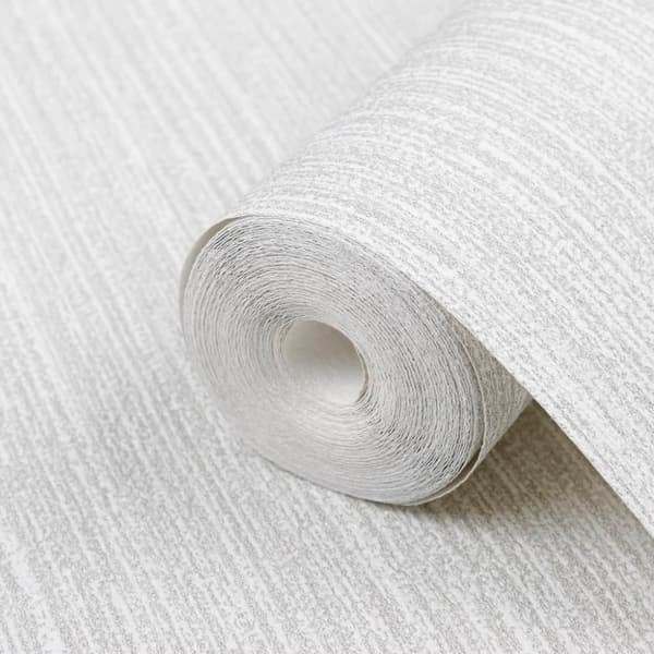 vidaXL Tapet 3D enfärgad grå 10x0,53 m non-woven tyg
