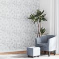 Miniatyrbillede 8 af 8: vidaXL tapet 3D blomstermønster grå