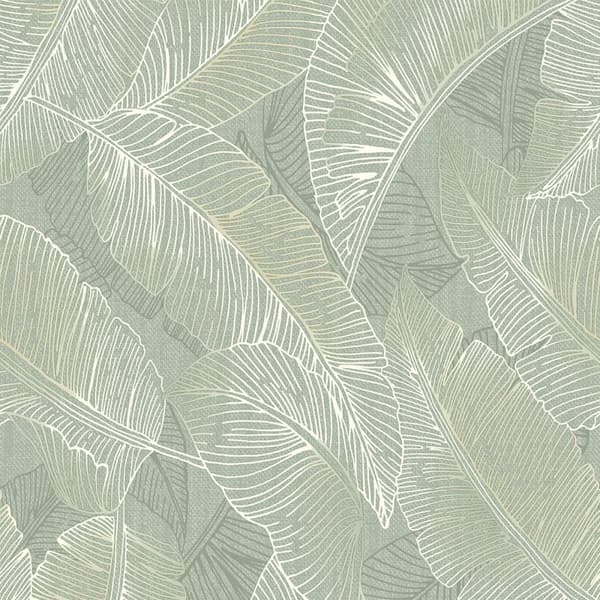 Belgravia Anaya Leaf Wallpaper Green 10m x 53cm