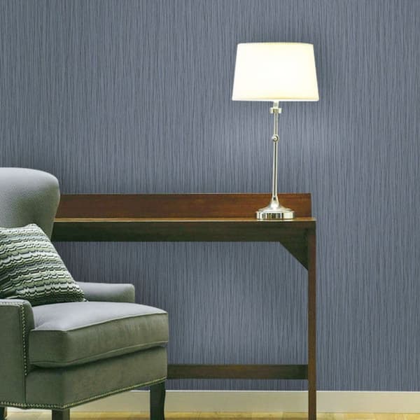 World of Wallpaper Metallic Vinyl Textured Wallpaper